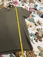 Versace Collection Militare Men’s Green Khaki Short Sleeve T-Shirt Size M