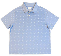 Men’s Short Sleeve T Shirts 2XL Blue Polo “2 Pack” Goodfellow 1/4 Button Wicking