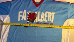 Vintage Platinum FUBU Fat Albert Hockey Jersey Size XXL Streetwear Hip Hop