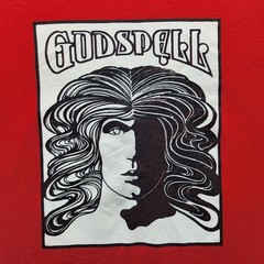 Vintage Hanes Shirt Mens Medium Red Godspell Graphic Tee 2002 Lutheran Players