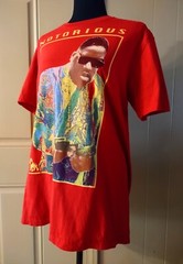 NOTORIOUS BIG Size L Brooklyn Mint 100% Cotton Red T-Shirt FREE SHIPPING!