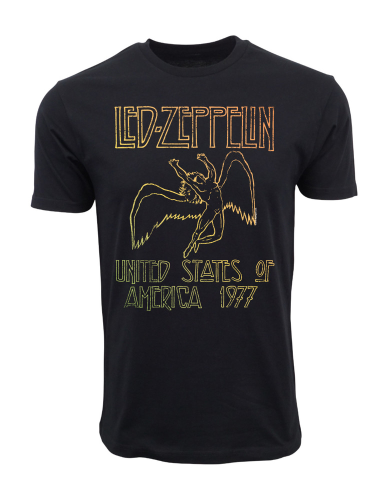 LED ZEPPELIN MENs ORIGINAL AND AUTHENTIC LICENSE 1977 SUNSET NEW