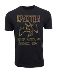 LED ZEPPELIN MENs ORIGINAL AND AUTHENTIC LICENSE 1977 SUNSET NEW