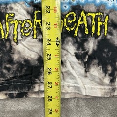 Iron Maiden Live After Death 2017 Mens XL Short Sleeve Acid Wash T-Shirt