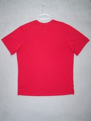 Nike Shirt Adult Large Red Swoosh Logo Dri-Fit Activewear Sports Outdoor Mens