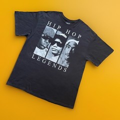 Hip Hop Legends 2Pac Tupac, Biggie, EazyE Tee Shirt Black 2XL Original Flavor