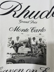 Rhude Heaven on Earth Graphic Tee XXL NWT Vintage White Made in USA Relaxed Fit