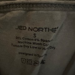 Jed North Tank Top Small Gently worn 95% cotton/5% spandex Open seam neckline