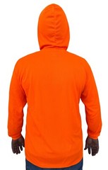 Hoodie Orange High Visibility Shirt / Air Cooling Flow w/ UV Protection