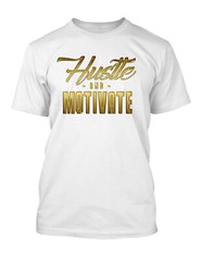Nipsey Hustle and Motivate Tee Hip Hop Street Wear T Shirt Graphic Tee Big Tall
