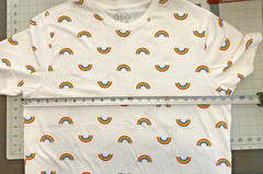 Rainbows T-shirt Size XL White Full Print Front And Back Pride Wear