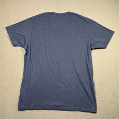 Uniqlo Men’s Blue Basic Short Sleeve Cotton Blend V-Neck T-Shirt Size XL