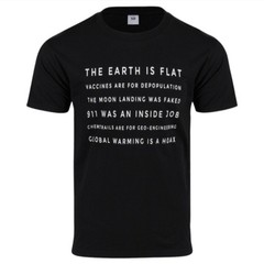 The Earth Is Flat/Truth Seeker Tshirts Graphic Tee S-XL