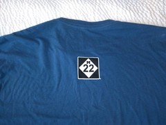 M22 Brand Vans Beach L Large T Shirt Volkswagen Blue Vintage Leland Michigan