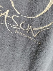 Vtg 90s Single Stitch Shirt Men L Black Gold “Jesus Reason For Season” Christmas