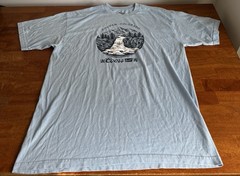 Coors Beer Waterfall Golden Colorado T-Shirt Men’s Size 2XLT blue
