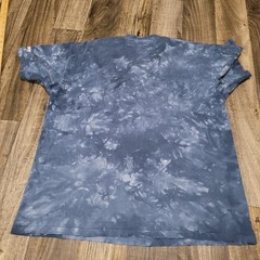 Vintage Genuine Desert Wash Tie Dye Native American Wolf Scene Size Large