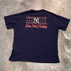 Blue MLB New York Yankees T Shirt. Majestic Size XL