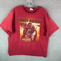 Rocket Harley Davidson Mens Shirt XL Huntsville Alabama Biker Grunge