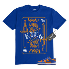 Dunk Knicks Team Royal Blue Orange Low Bright Ceramic T Shirt to Match KING