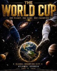 The World Cup one planet, one game, one champion, Atlanta 2026 T-Shirt