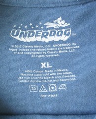 Underdog Distressed Flying Logo Tee | Officially Licensed Cartoon T-Shirt XL