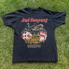 Bad Company Rock N Roll Tour 79 Black Unisex T-shirt Size S-5XL