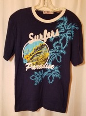 Surfers Paradise T-Shirt Vintage Look Eyed Global Performance Italy Size XL