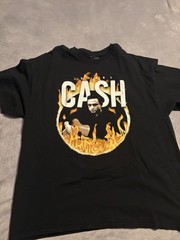 JOHNNY CASH RING OF FIRE T-Shirt 2XL rock concert country