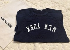 Hiro Clark New York Graphic Print Logo Women’s T-Shirt Small NWT!