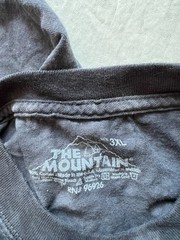 The Mountain Wolf T Shirt black tie dyed big face adult 3XL XXXL t-shirt