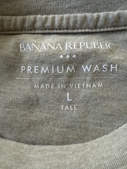 Banana Republic Premium Wash T Shirt Crew Neck Men’s Size L Excellent Condition