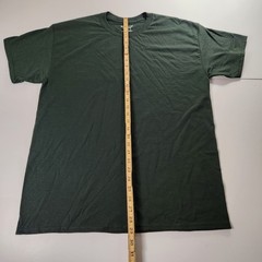 Gildan DryBlend Men’s Large Short Sleeve Crew Neck T-Shirt Dark Green 50/50 NWOT
