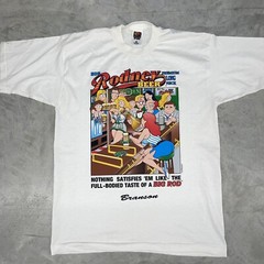 Vintage Big Rodney Beer Single Stitch T Shirt Size Large NWOT