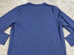 Wrangler Shirt Mens Medium Blue Workwesr Longsleeve Cotton Blend Pockets Stretch