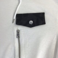 New INC Cowl Neck TShirt Short Sleeve White Pure Men’s Large