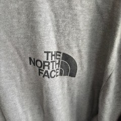 The North Face Shirt Men Medium Gray Long Sleeve Logo Outdoor Casual Tee