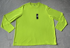 Athletic Works Men’s Acid Yellow Moisture Wicking Tri-Blend T-Shirt Size 3XL NEW