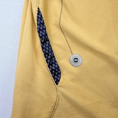 Umbro Everton Soccer Jersey Mens Small Yellow 2010-11 Away Chang Sponsor Kit