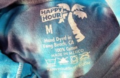 Happy Hour Hand-Dyed Skull Moon T-Shirt – Men’s Medium