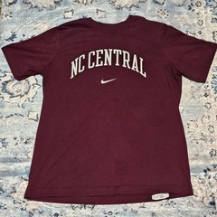 Nike NC Central Eagles T-Shirt Mens XL Maroon Short Sleeve Graphic Tee NCAA