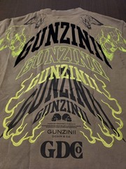 Gunzinii Olive/Neon Green Embroidered Lightning Logo OS Tee HW Size Large
