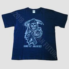 ©2008 Sons Of Anarchy Grim Reaper Motorcycle Club Redwood Original SAMCRO Tshirt