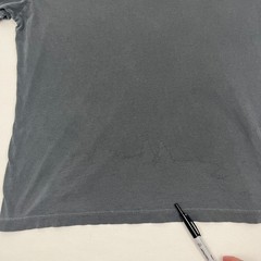 James Perse Mens Size 4 L / XL Washed Gray Cotton V-Neck Casual Preppy USA Made
