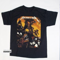 Metallica 40th Anniversary Heavy Cotton Black Unisex T-shirt Size S-5XL
