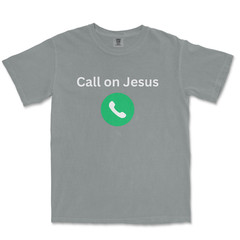 Call On Jesus Shirt Christian Shirts for Men Graphic Jesus Shirt For Men