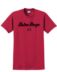 Baton Rouge, Louisiana State T-Shirt Short Sleeve Graphic Tee Unisex apparel