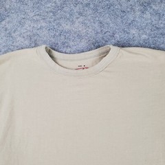 Rothco Shirt Men Medium Beige Crew Neck Long Sleeve Stretch Pullover 100% Cotton