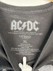 AC/DC Highway To Hell Black Size XL T-Shirt Metal Band Music Rock