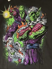 Warren Lotas Dragon Ball Z Green Guy Piccolo TEE Large Sold Out Limited In Hand